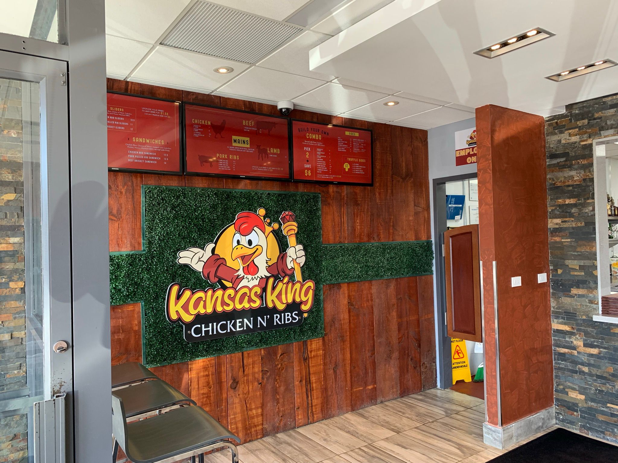 Restaurant renovation contractor project at Kansas King Chicken Ribs in Greater Toronto Area 6